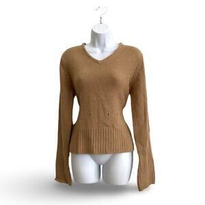 Too Hot Knit V Neck Sweater
